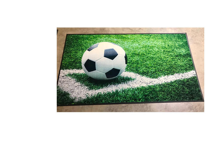 dizaina paklājs futbols