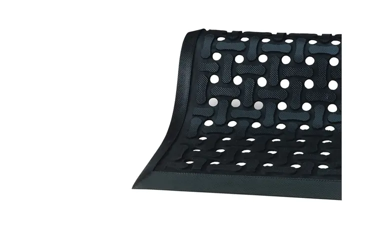 ergonomisks paklājs ar caurumiem