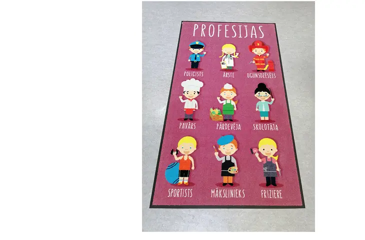 bērnu paklājs profesijas
